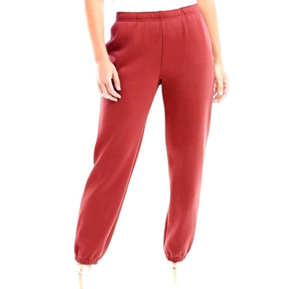 Champion Women's Fleece Jogger Color: Redwood Red - Size XXL